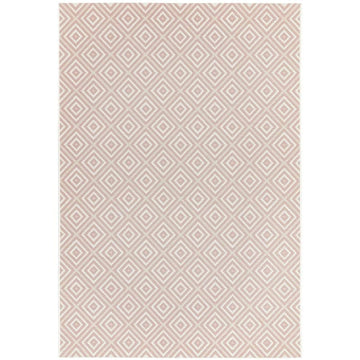 Patio PAT13 Jewel Modern Geometric Durable Stain-Resistant Weatherproof Flatweave In-Outdoor Pink Rug-Asiatic Carpets-Rug Love - The Most Loved Rug Store